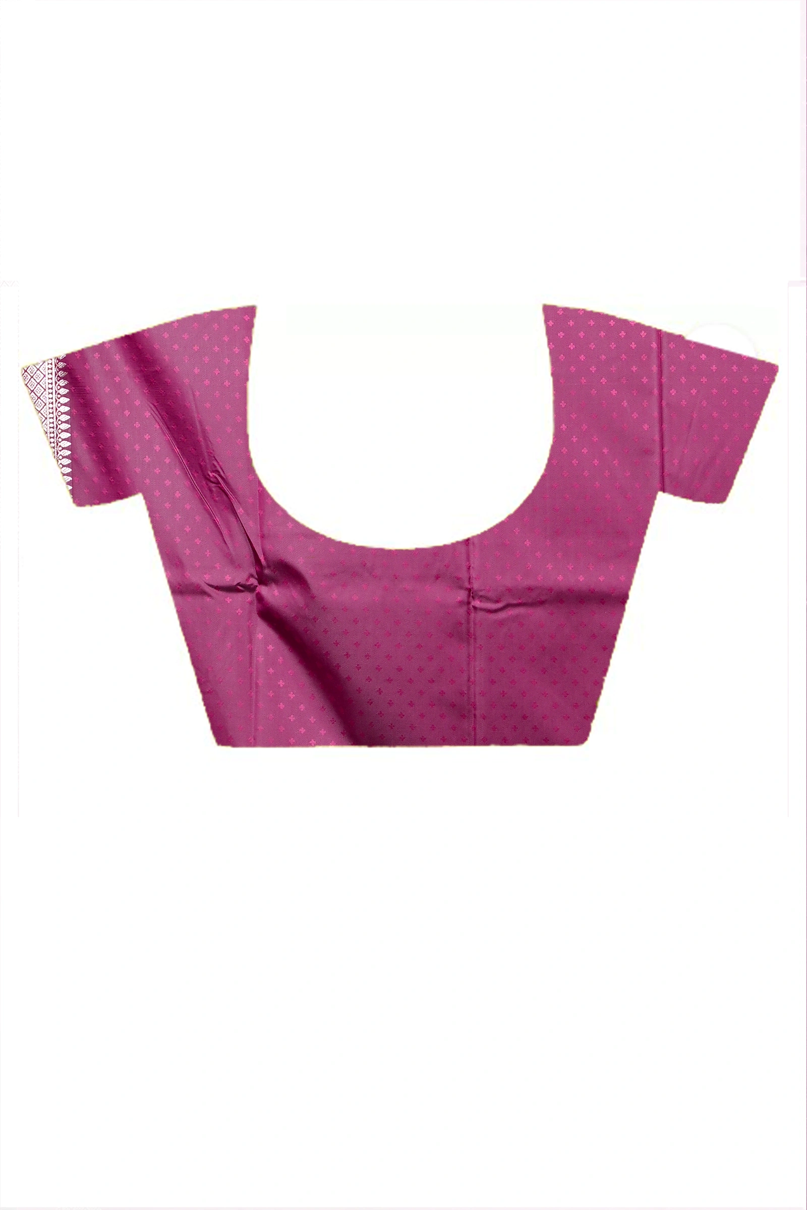 Maroon Cotton Silk Paromal Kathan Saree (489)